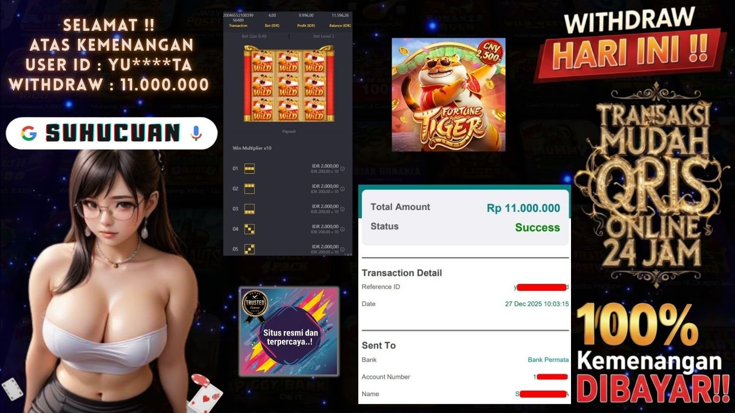 SUHUCUAN JACKPOT SLOT FORTUNE TIGER